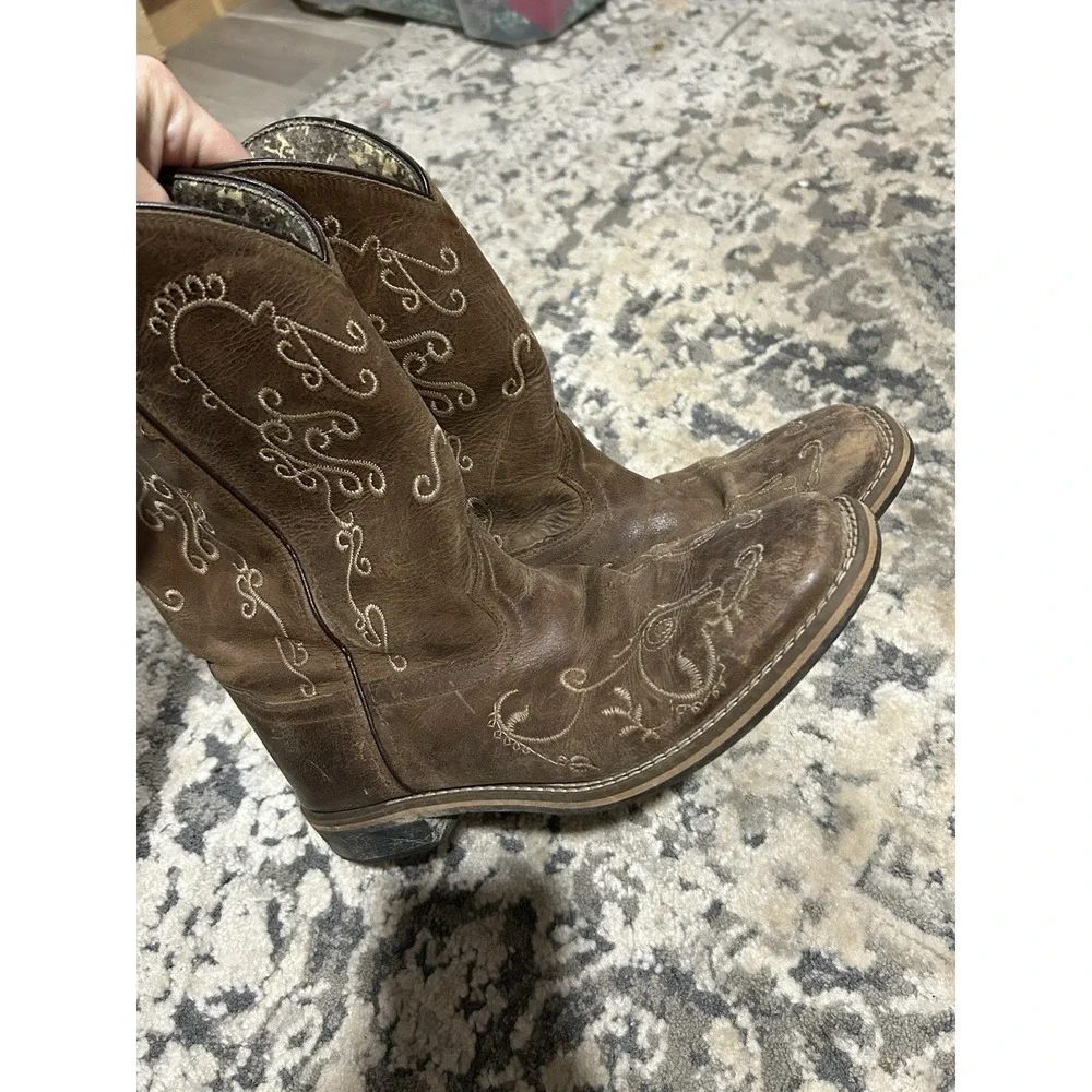 Smokey Mountain Youth Girls Cowboy Boots Size 6